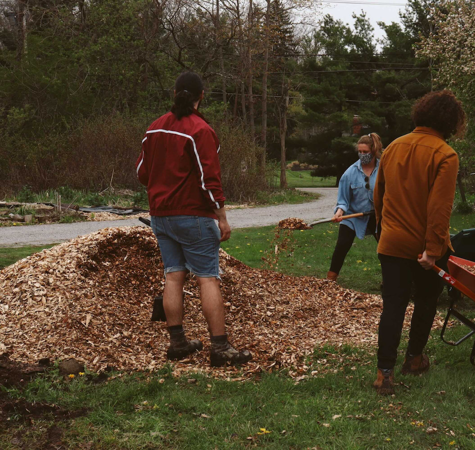 Volunteers at park