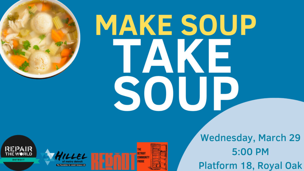 Hillel of Metro Detroit Matzoh Ball Soup Making for DCF