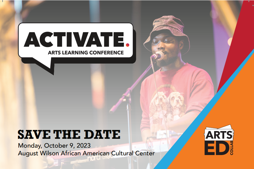 10/09/2023 Volunteer at ACTIVATE Arts Learning Conference